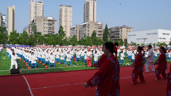 2024年全国老年人太极拳大联动——湖北主会场洪湖(图6)