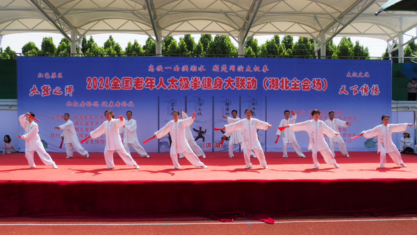 2024年全国老年人太极拳大联动——湖北主会场洪湖(图10)