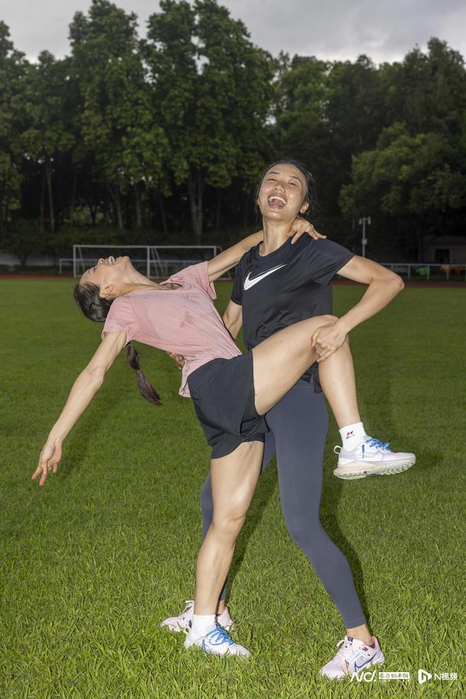 高清图集：广东名将莫家蝶迎400米栏卫冕战七点半直播！